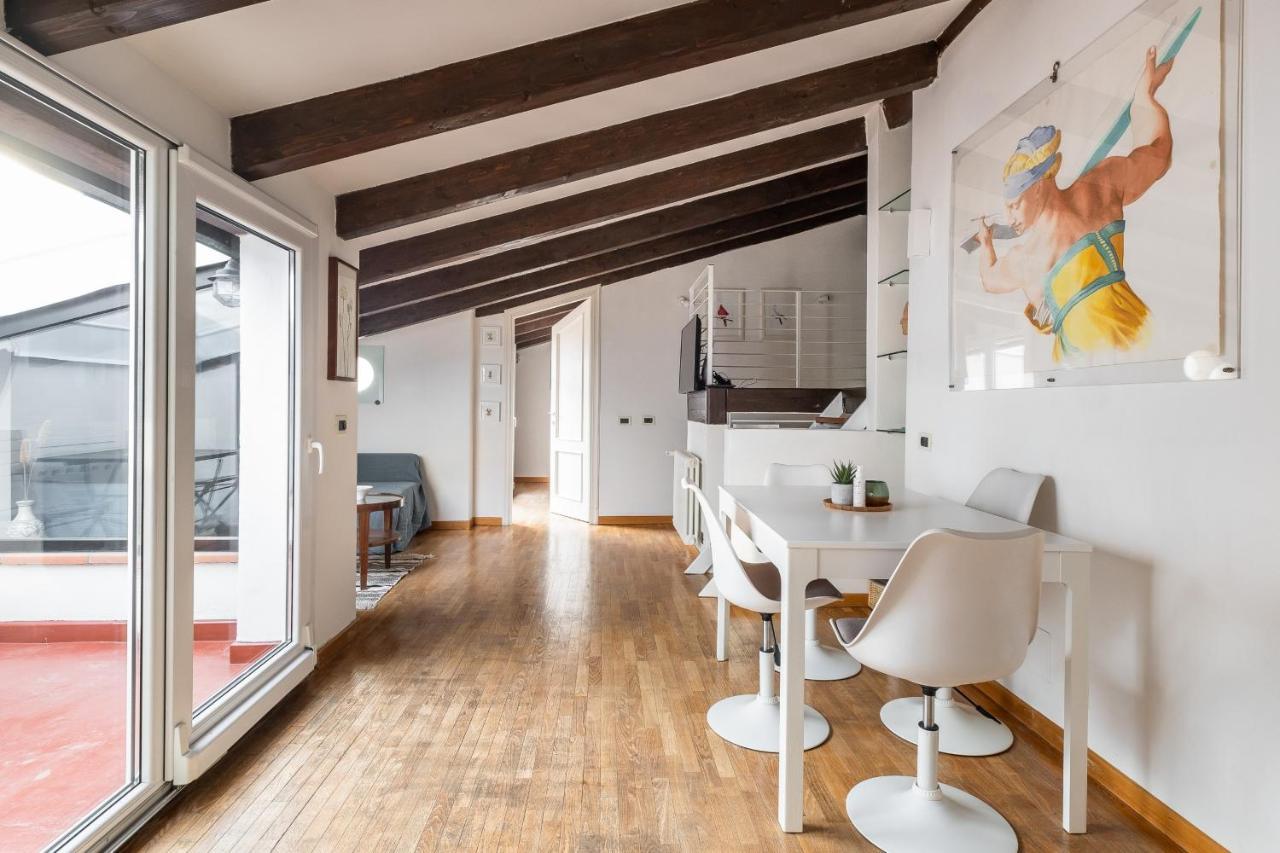 Loft Con 2 Terrazzi Nei Pressi Della Johns Hopkins University Bologna Bagian luar foto